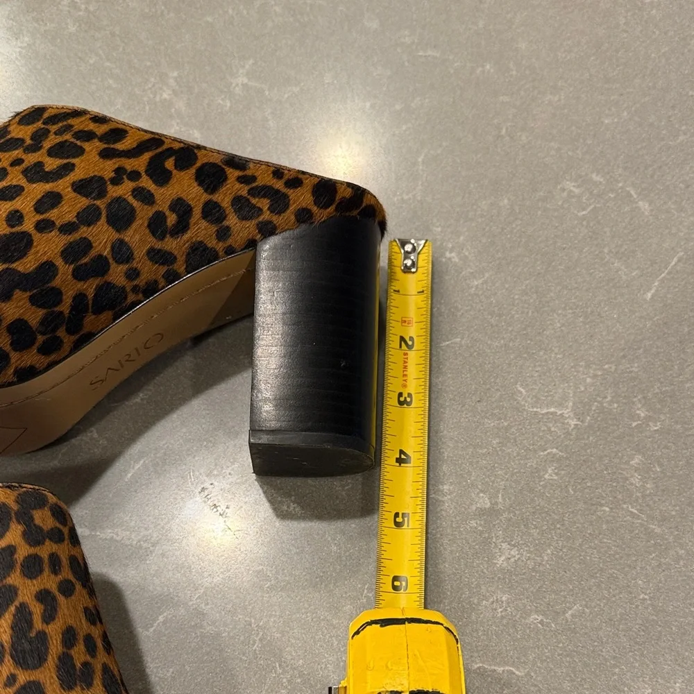 Franco Sarto Animal Print Mules Real Fur (cowhide) - Picture 9 of 9